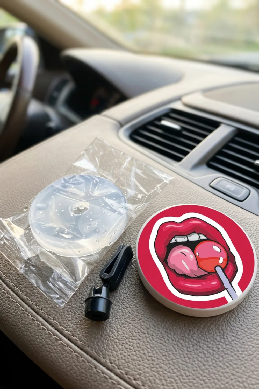 Lolipop Yuvarlak Fan Oto Kokusu