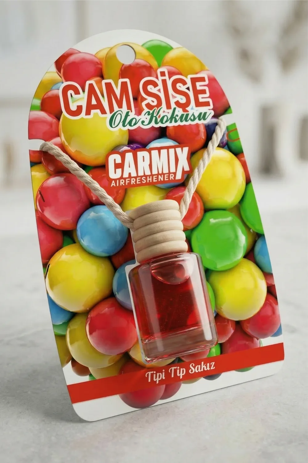 Tipi Tip Sakız Şişe Oto Kokusu