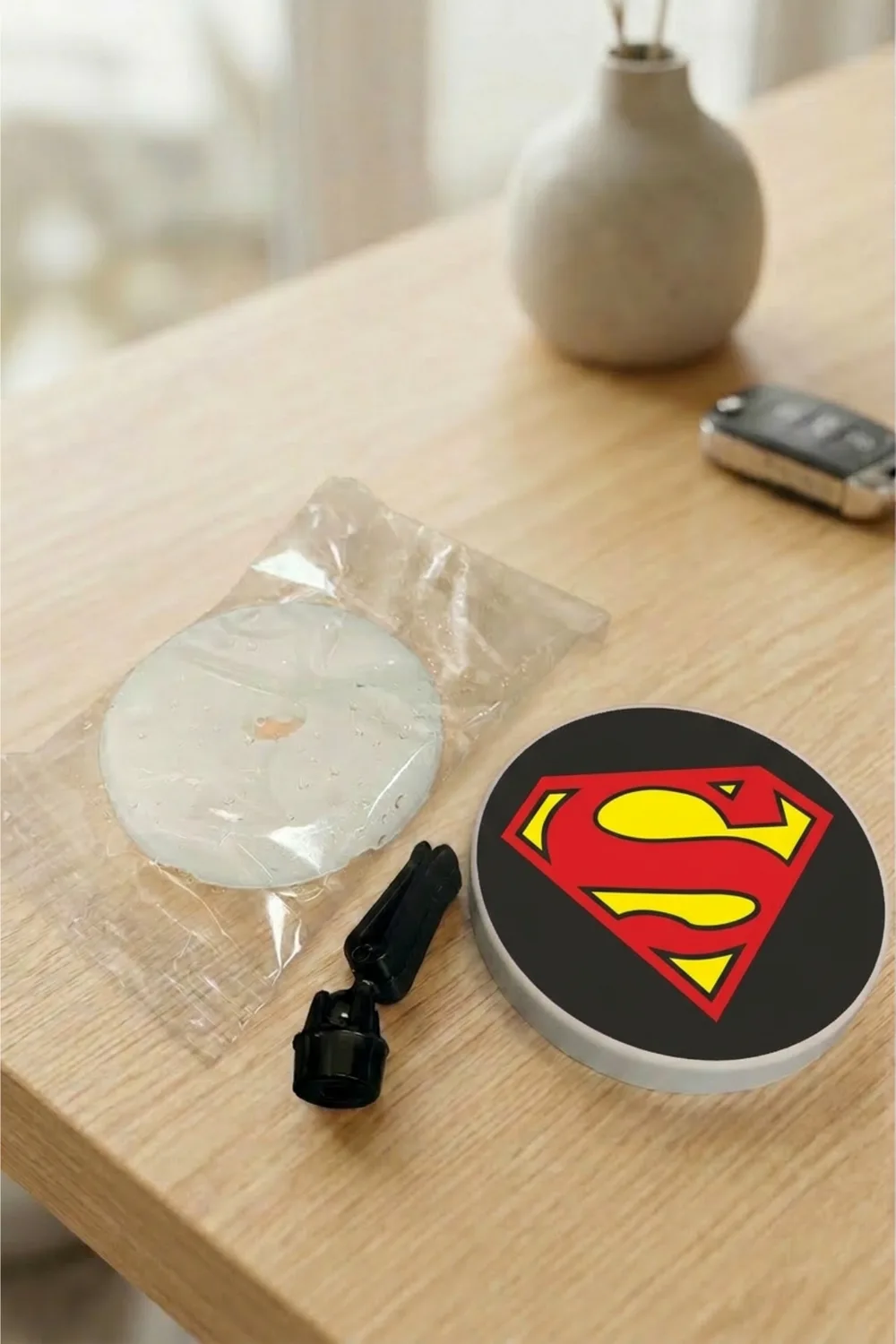 Superman Yuvarlak Fan Oto Kokusu
